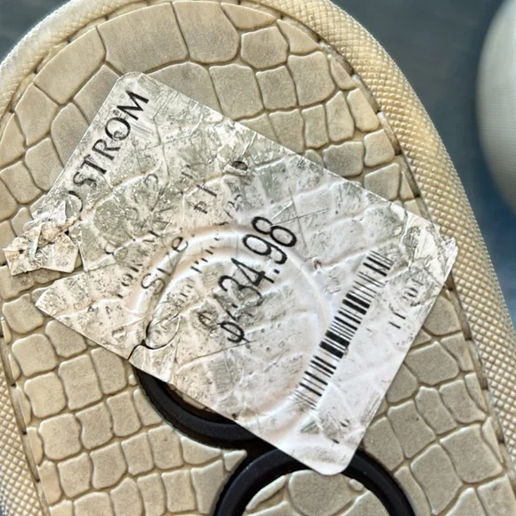 Men’s Jimmy Choo Brown Embossed Leather Croc Sneakers-sz 11 - Picture 4 of 9